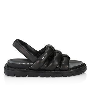 Prada Lambskin Puffy Slingbacks NIB SOLD